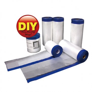 pretaped masking film