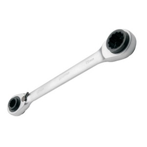 Satin Finish Two Heads Reversible Gear Wrench 230273