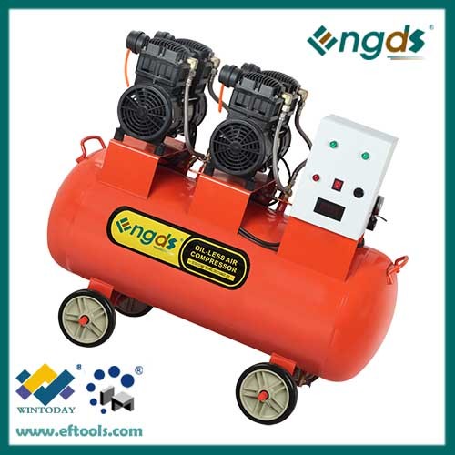 4hp 3kw 140l 2 cylinder specific oil free air compressor for sand blasting