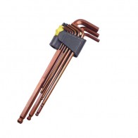 Bronze finished extra long ball star allen wrench 351005