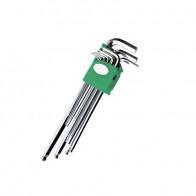 Extra long bright chrome plating metric hex key 351010