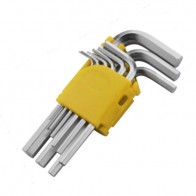 Flat head short allen wrench set metric 351157