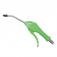 Green blow air gun with the rubber bumper 362007