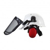 High quality Combination of Safety Helmet, Earmuff and Mesh Visor 363100