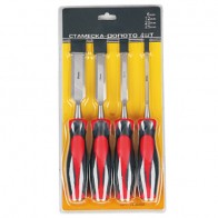 Long wood chisel with double blister package 381015