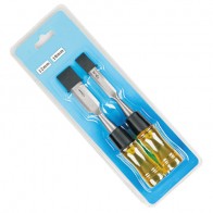 Wood carving chisel set with transparent handle 381022