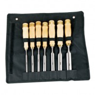 High quality wood chisels with canvas bag 381035