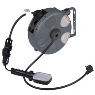 Retracting torch hose reels with humanized handle 606005