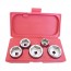 5PCS cup oil filter socket wrench kit