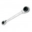 Satin Finish Two Heads Reversible Gear Wrench 230273