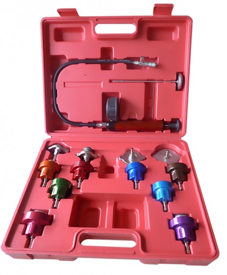 14PCS coolant pressure radiator compression tester kit