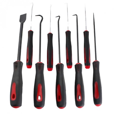 Durable 9pcs scraper hook lock pick set