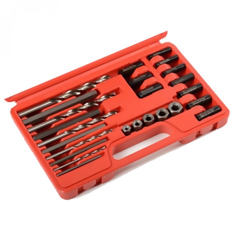 25PCS screw extractor thread repair set