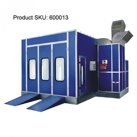 cross draft spray booth
