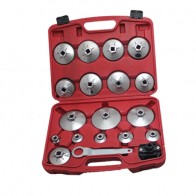 High quality Chrome plated 19pcs oil filter wrench kit 134037