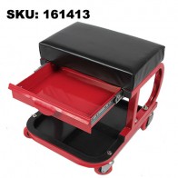 Top popular mechanic creeper seat with tool shelf and drawer 161413