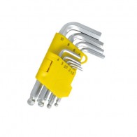 Short ball head bondhus allen wrench set 351001