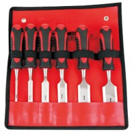 New style flat chisels with double color handle 381011