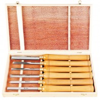 Turning tool set with England beech handle 383041