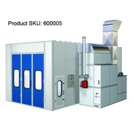 Water paint type water wash spray booth 600005