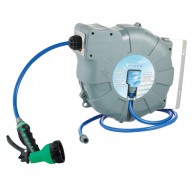 PU mesh water hose reel with humanized handle 606024