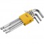 9pcs Long Ball Point Hex Key Wrench