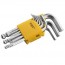 9pcs Short Ball Point Hex Key Wrench