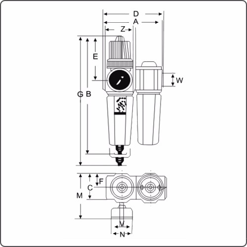 regulator filter lubricator