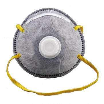 active carbon three layer mask with valve