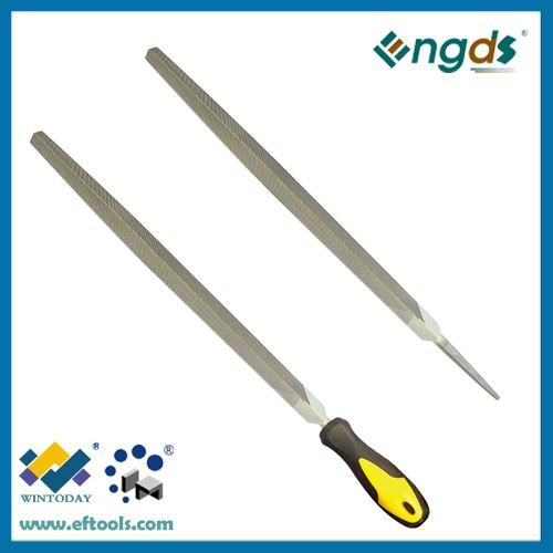 Hot sell T12 triangular files with PP+TPR or Plastic handle