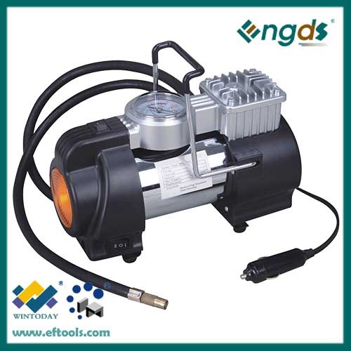 14A 12 volt air compressor with LED light for car and truck