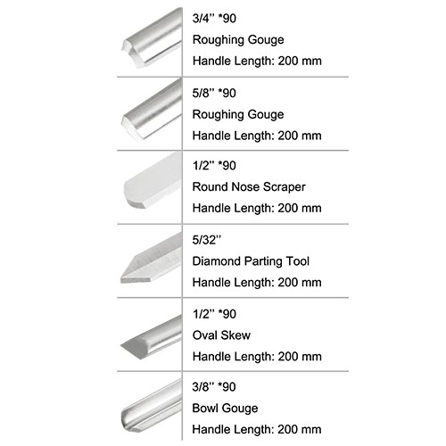 New style H.S.S wood lathe parting tool