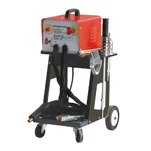 mobile auto body repair machine