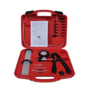 Vacuum brake bleeding tools kit