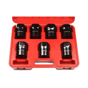 Universal 7PCS spindle lock nut socket set 138510