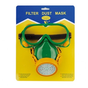 Single-Tank Dust Mask With Goggle