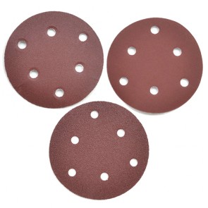 3" 75mm round vacuum 400 grit sandpaper