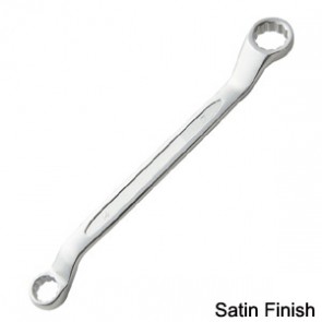 Satin Finish Double Ring Offset Wrench 230207