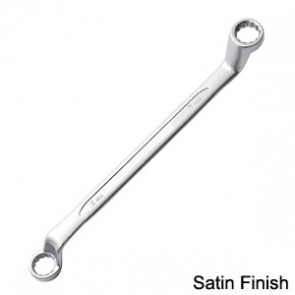 Satin Finish Double Ring Offset Wrench(75angle) 230210