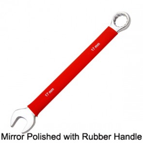 Mirror Polished With Rubber Handle Combination Wrench 230215