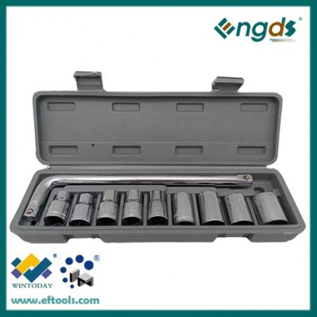 10PCS Carbon Steel Material Socket Set L Type wrench set