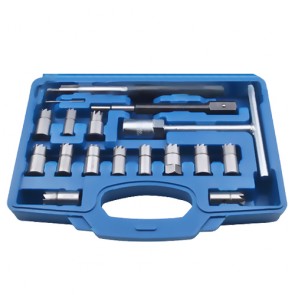 17PCS diesel fuel injector cleaner tool kit