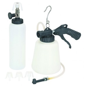 Pneumatic pressure brake fluid bleeder kit