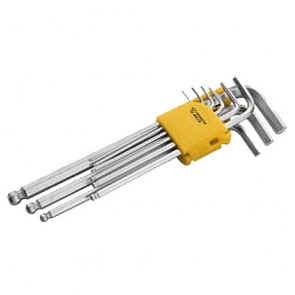 9pcs Extra-long Ball Point Hex Key Wrench