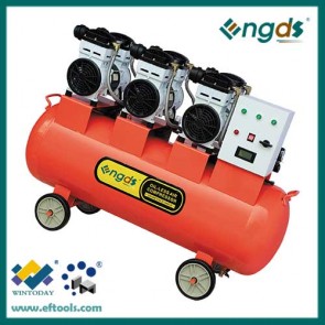 4.5HP 150L cheap price Portable 3 Cylinder dental oil free compressor 184057
