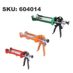 dual cartridge caulking gun