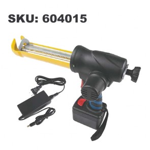 Battery powered caulk gun