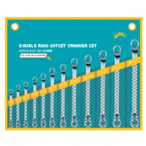 European Type Double Ring(75angle) Wrench Set 230314