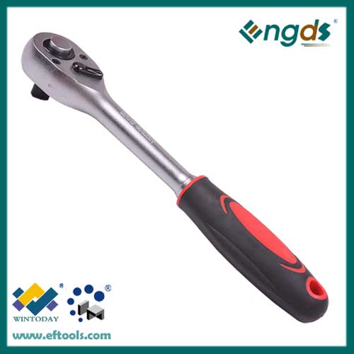 72T high quality ratchet wrench with straight handle
