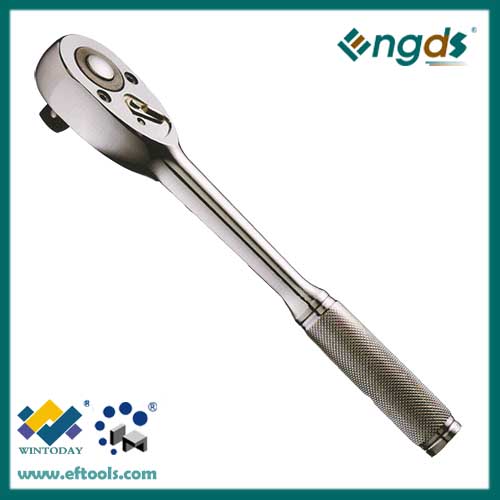 24T fast release closed triangle ratchet wrench with knurling handle 318001